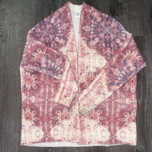 Anthropologie Open Front Cardigan Sweater Women’s Size Small Wool Blend NWT D7
